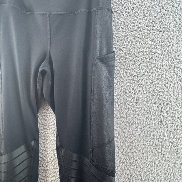 5.11 Tactical Womens Black Abby High Performance Leggings Pockets Size 6 - Picture 5 of 9